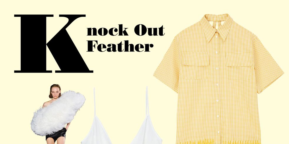 Clothing, Product, Yellow, Sleeve, Textile, Pattern, White, Style, Waist, Fashion, 
