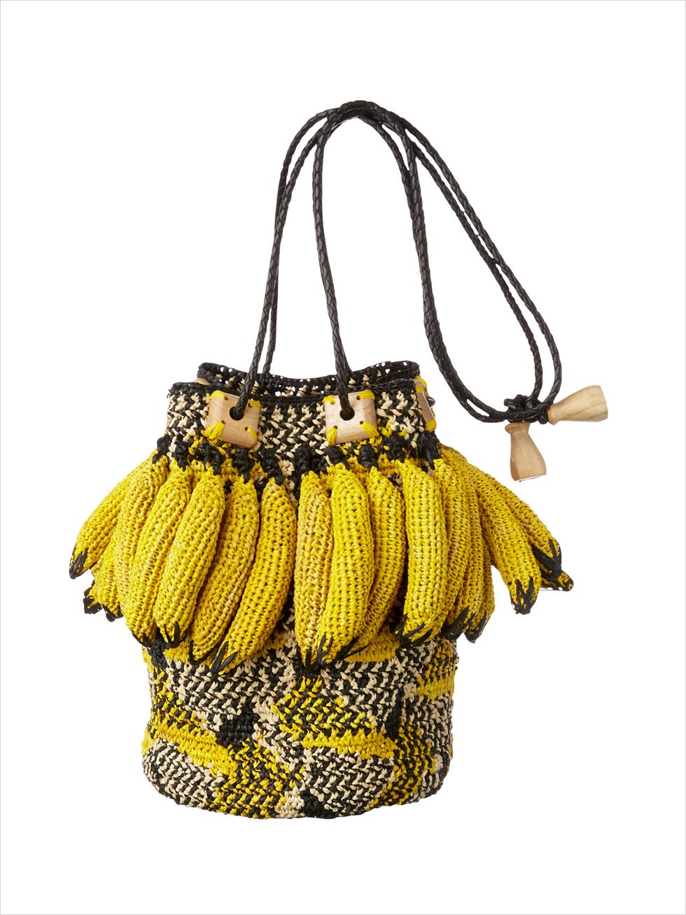 Yellow, Black, Fruit, Corn, Produce, Corn kernels, Sweet corn, Shoulder bag, Natural foods, Fashion design, 