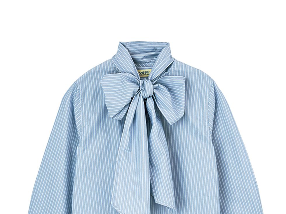 Clothing, Blue, Product, Dress shirt, Collar, Sleeve, Textile, Shirt, Pattern, White, 