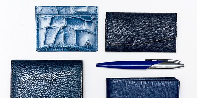 Wallet, Leather, Fashion accessory, Electric blue, Coin purse, Material property, Rectangle, Brand, 