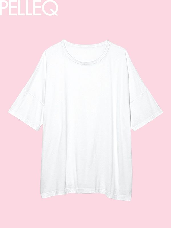 Product, Sleeve, Text, White, Pink, Font, Neck, Pattern, Grey, Active shirt, 