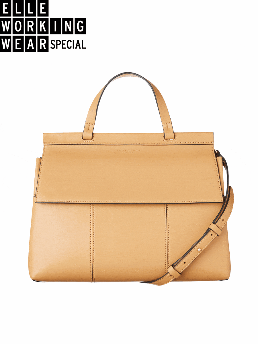 Handbag, Bag, Fashion accessory, Leather, Product, Shoulder bag, Yellow, Beige, Font, Kelly bag, 