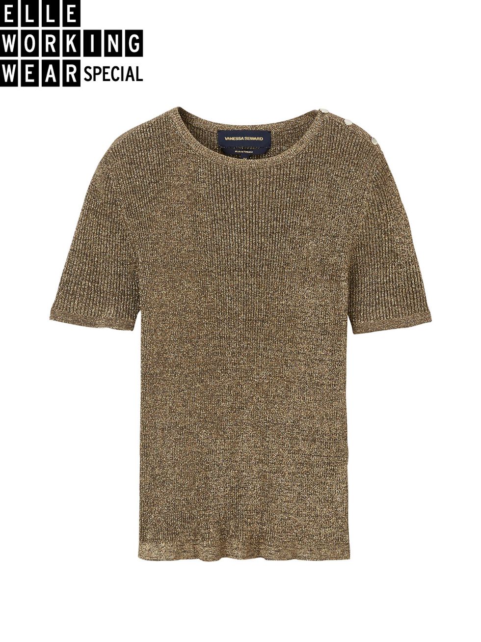 Clothing, T-shirt, Sleeve, Brown, Outerwear, Top, Fashion, Font, Beige, Pattern, 