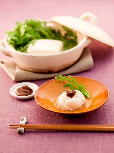 湯豆腐のしょうゆ麹添え のレシピ・作り方｜ELLE gourmet [エル・グルメ]
