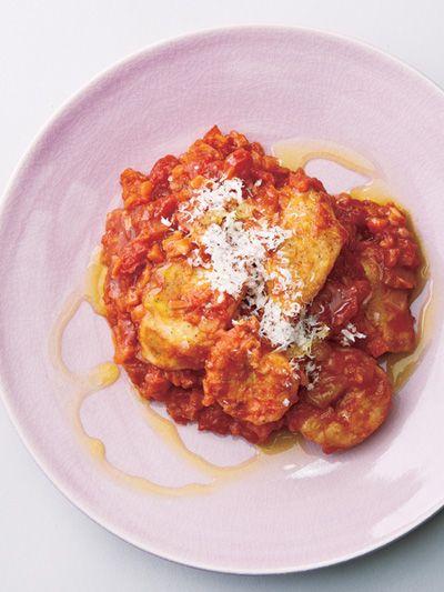 海老とメカジキのトマト煮 のレシピ 作り方 Elle Gourmet エル グルメ