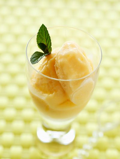 バナナとオレンジのアイスクリーム のレシピ 作り方 Elle Gourmet エル グルメ