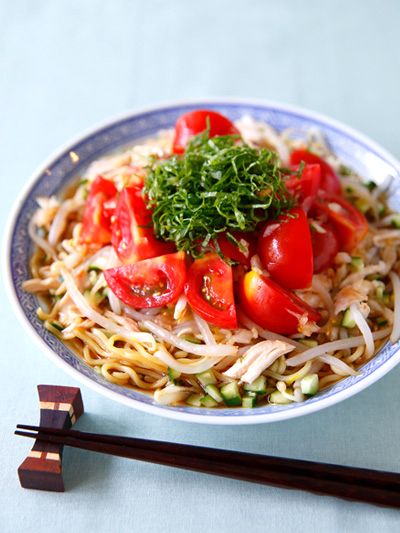 トマトの冷やし中華 のレシピ 作り方 Elle Gourmet エル グルメ