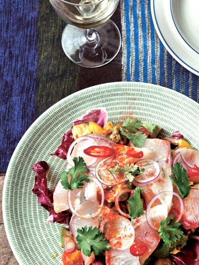 カンパチとサルサのカルパッチョ のレシピ 作り方 Elle Gourmet エル グルメ