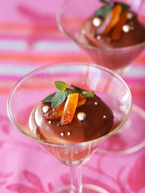オレンジチョコレートムース のレシピ 作り方 Elle Gourmet エル グルメ