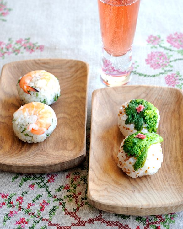 えびと菜の花の手まり寿司 のレシピ