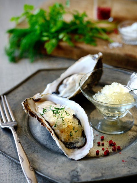 生がきのレモンジュレ添え のレシピ 作り方 Elle Gourmet エル グルメ