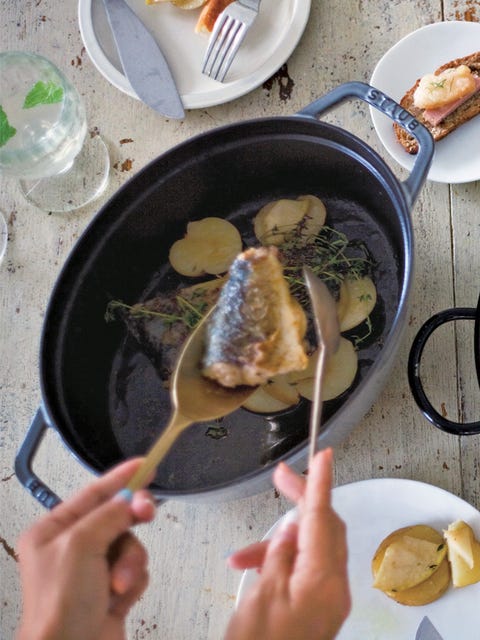 さばとじゃがいも りんごのヴァポーレ のレシピ 作り方 Elle Gourmet エル グルメ