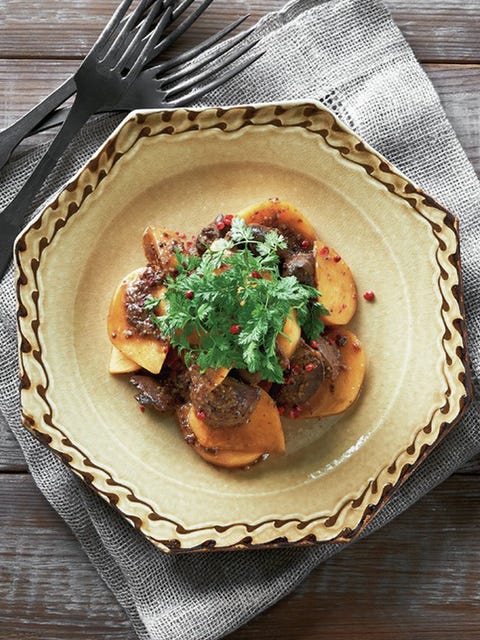鶏レバーと柿のホットサラダ のレシピ 作り方 Elle Gourmet エル グルメ 鶏レバーと柿のホットサラダ のレシピ 作り方 Elle Gourmet エル グルメ