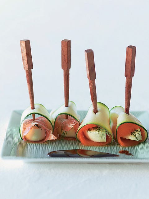 パニールのサーモンと生ハムのピンチョス のレシピ 作り方 Elle Gourmet エル グルメ
