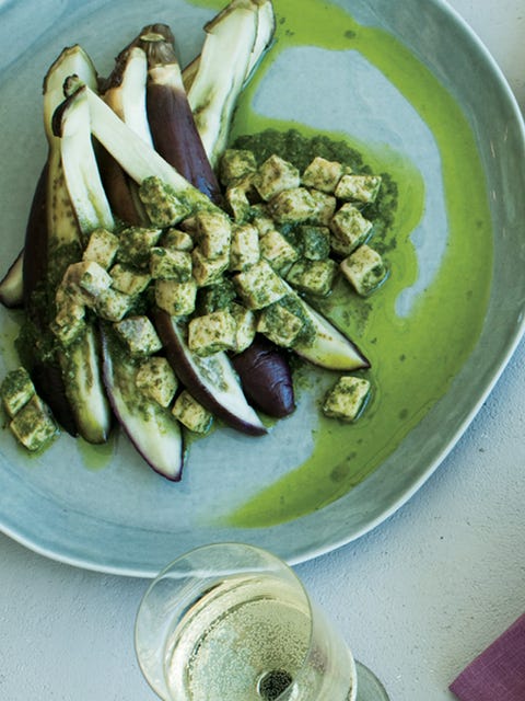 蒸しなすとかじきのバジルソース のレシピ 作り方 Elle Gourmet エル グルメ