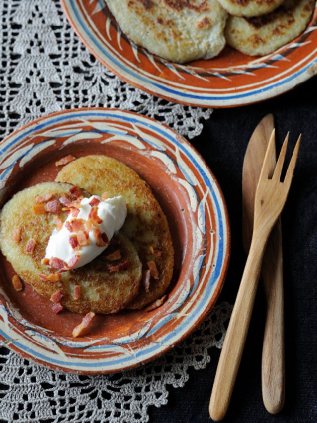 ブルヴュ ブリーナイ ポテトパンケーキ のレシピ 作り方 Elle Gourmet エル グルメ