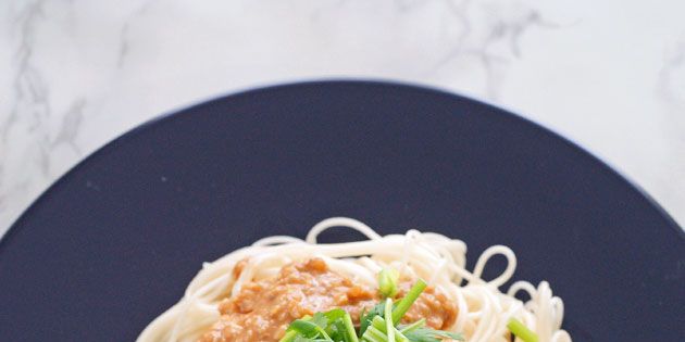 Dish, Food, Cuisine, Spaghetti, Capellini, Noodle, Ingredient, Chinese noodles, Shirataki noodles, Hot dry noodles, 