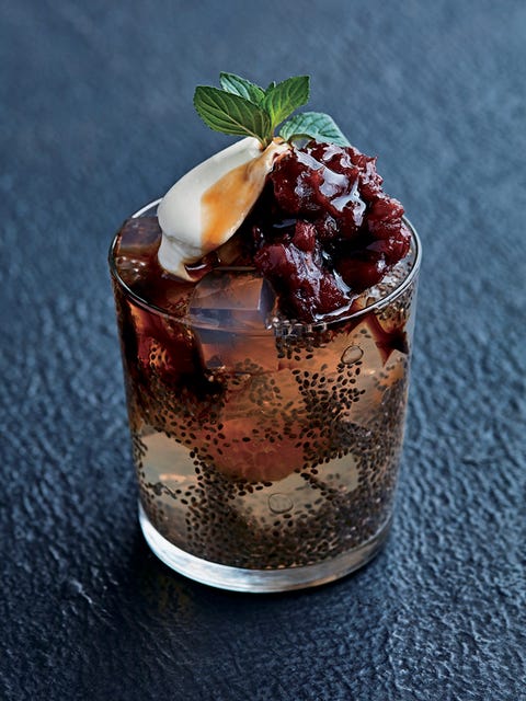 あんみつとチアシード黒糖シロップがけ のレシピ 作り方 Elle Gourmet エル グルメ