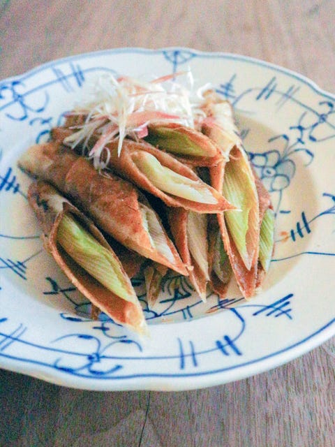 長ねぎのおつまみ春巻 のレシピ 作り方 Elle Gourmet エル グルメ
