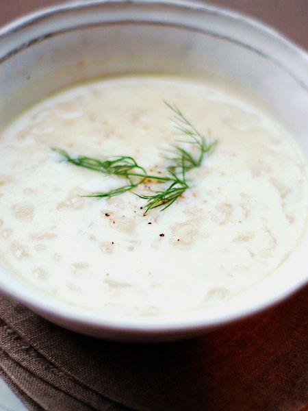 大麦の豆乳スープ のレシピ・作り方｜ELLE gourmet [エル・グルメ]