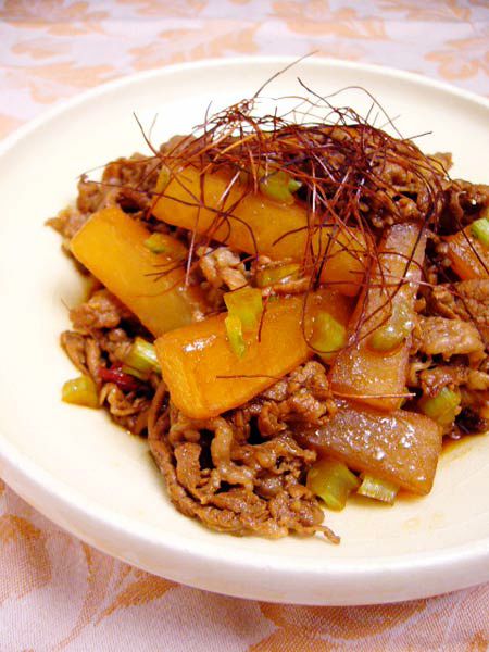 大根と牛こま肉の韓国風 のレシピ 作り方 Elle Gourmet エル グルメ
