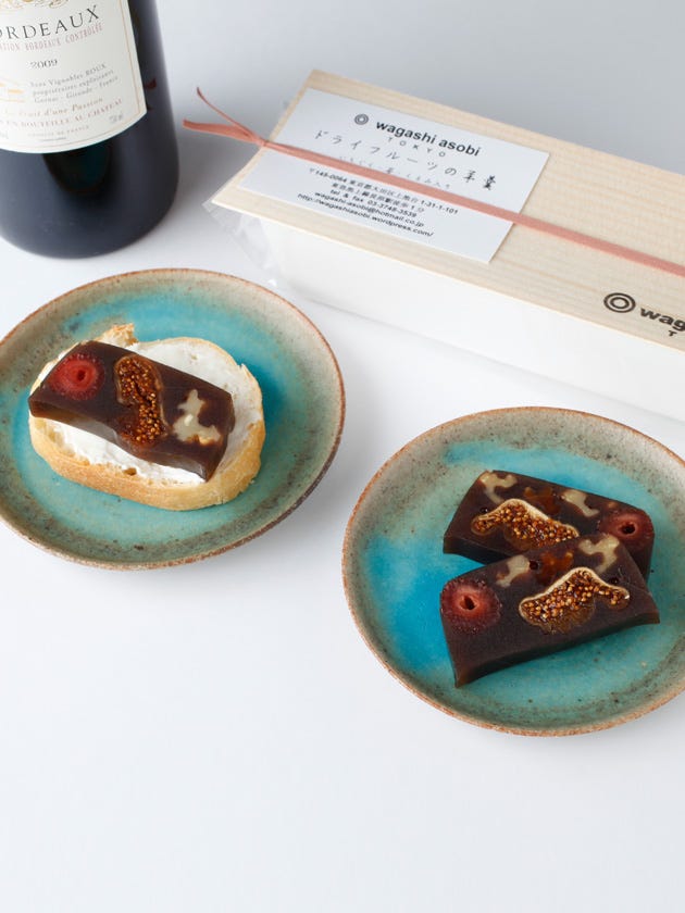 Wagashi Asobi の ドライフルーツの羊羹