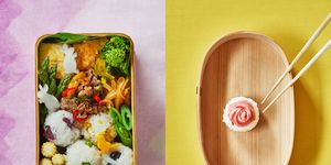 Dish, Cuisine, Meal, Food, Bento, Comfort food, Lunch, Ingredient, Take-out food, Japanese cuisine, 