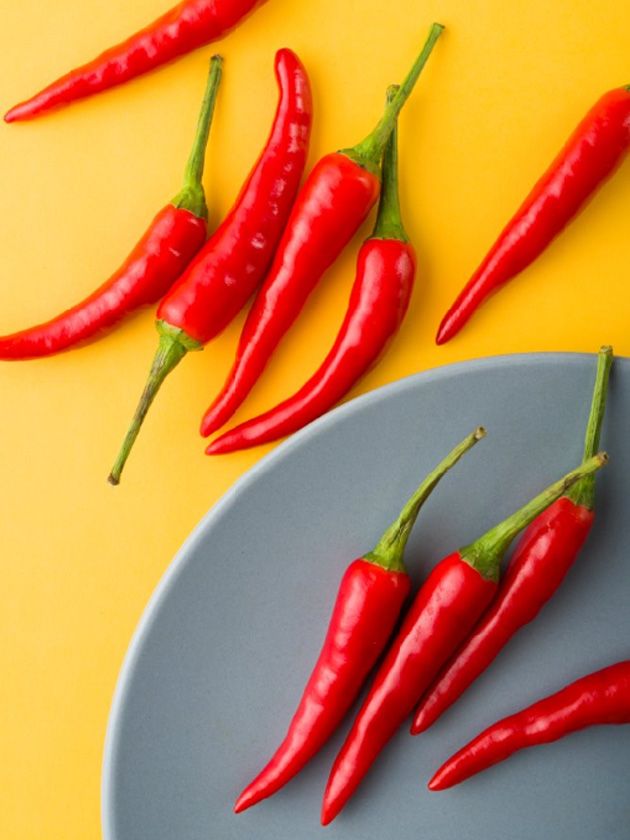 Produce, Vegetable, Ingredient, Red, Malagueta pepper, Spice, Bird's eye chili, Photograph, Bell peppers and chili peppers, Food, 