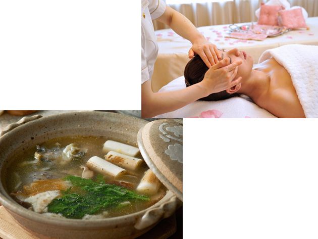 Soup, Massage, Dish, Spa, Cuisine, Ingredient, Asian soups, Produce, Recipe, Therapy, 