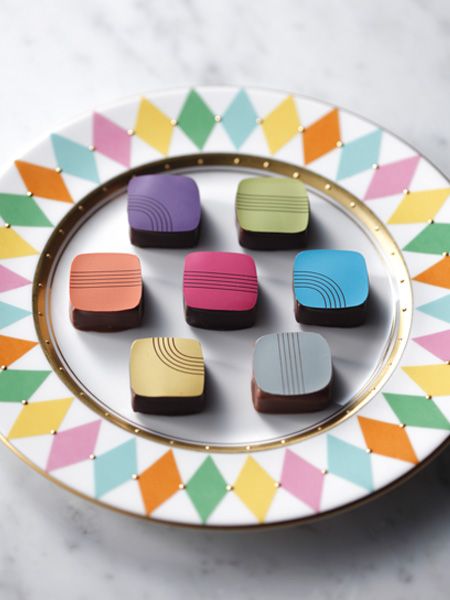 Pattern, Dessert, Food, Cuisine, Pink, Dishware, Sweetness, Colorfulness, Plate, Confectionery, 