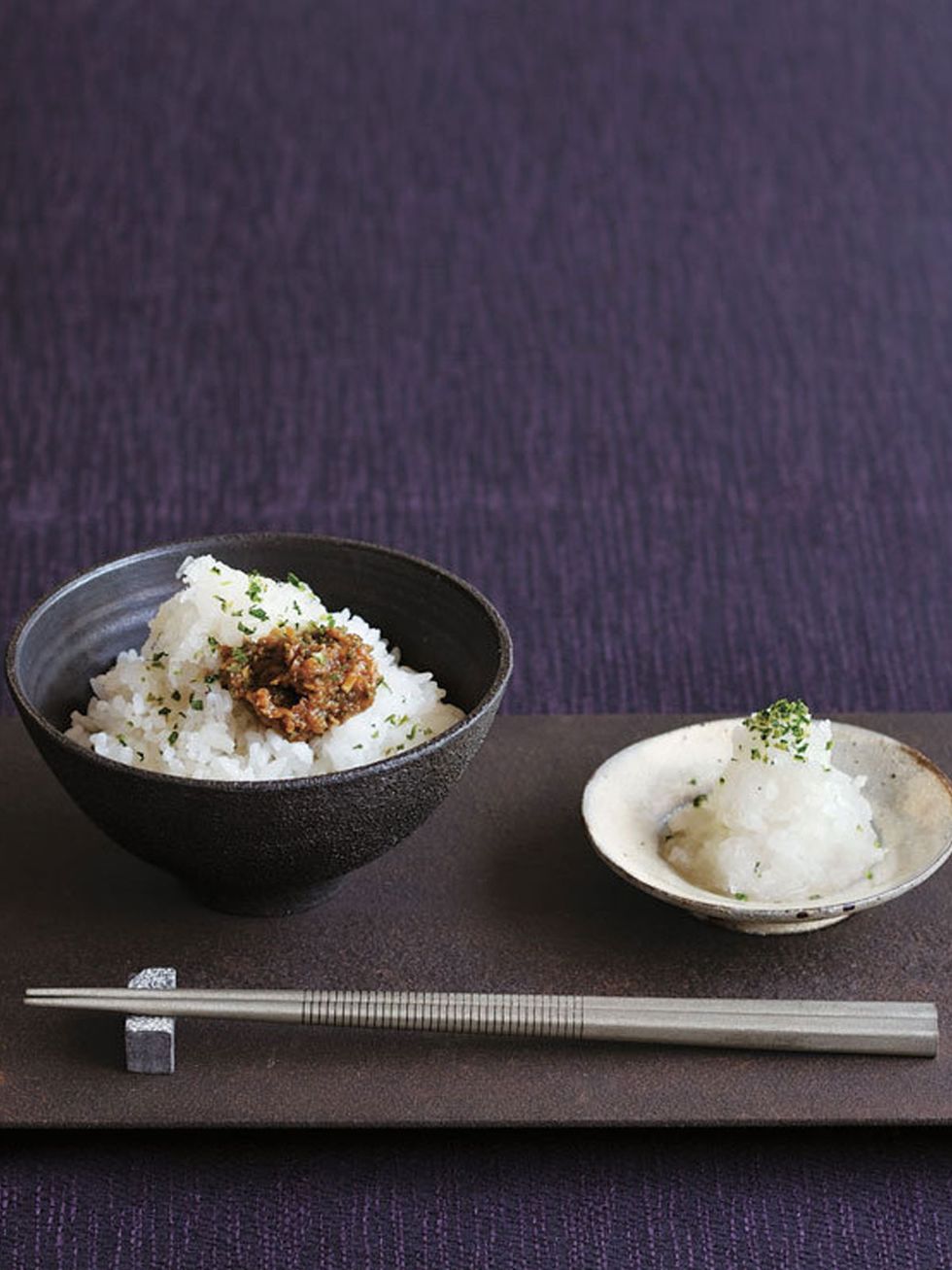 Dish, Food, Cuisine, Ingredient, Steamed rice, Comfort food, Rice, Recipe, Produce, Japanese cuisine, 