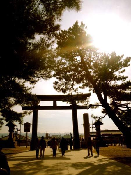 Public space, Sunlight, Torii, Tints and shades, Travel, Shade, Morning, Shadow, Evening, Backlighting, 
