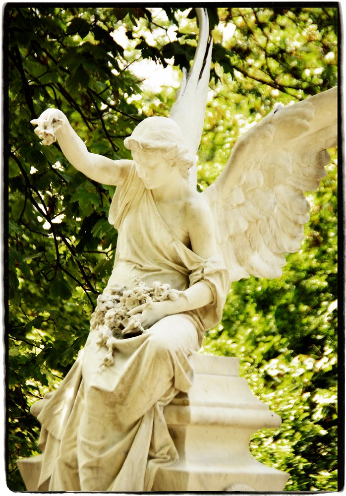 Sculpture, Angel, Fictional character, Wing, Art, Classical sculpture, Monument, Statue, Carving, Supernatural creature, 