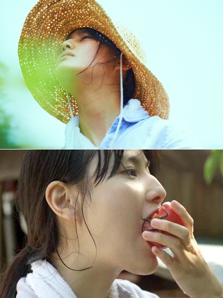 Lip, Skin, People in nature, Organ, Beauty, Headgear, Costume accessory, Temple, Neck, Eating, 