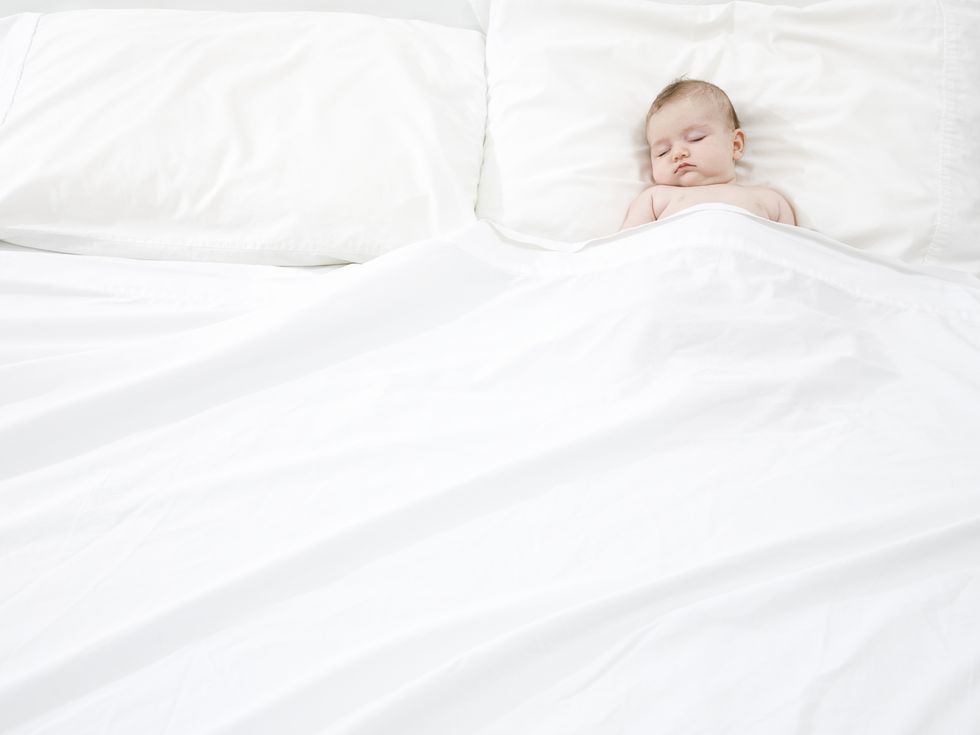White, Photograph, Bed sheet, Bedding, Textile, Child, Comfort, Linens, Dress, Photography, 