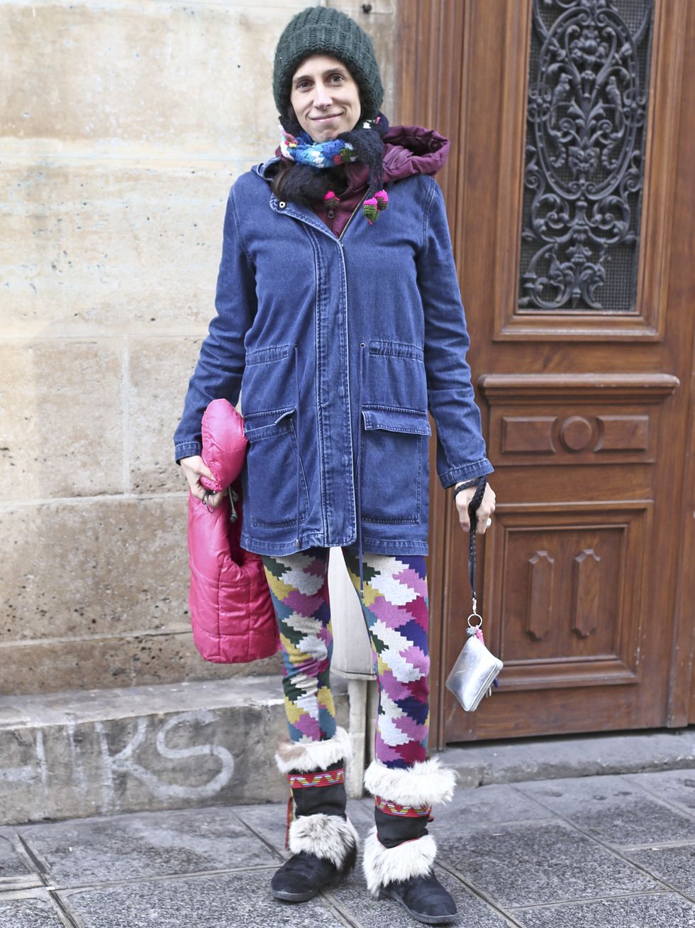 Clothing, Textile, Door, Coat, Outerwear, Purple, Style, Pink, Street fashion, Winter, 