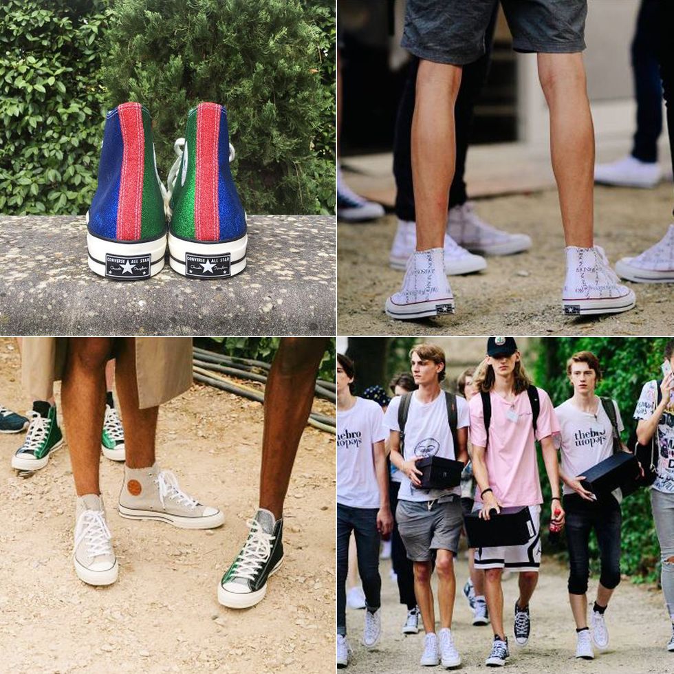 Human leg, Street fashion, Footwear, Fashion, Shoe, Water, Recreation, Leg, Summer, Calf, 