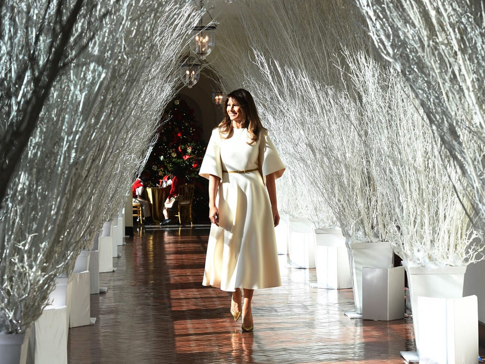 White, Fashion, Dress, Water, Tree, Long hair, Textile, Architecture, Photography, Plant, 