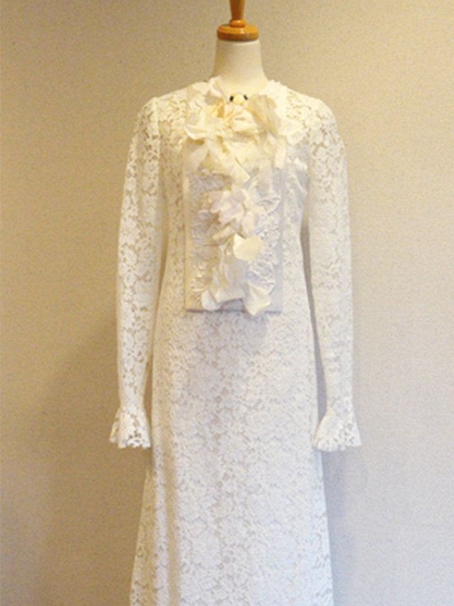 Clothing, White, Dress, Lace, Day dress, Sleeve, Outerwear, Fashion, Gown, Textile, 
