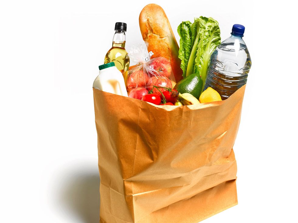 Junk food, Product, Shopping bag, Paper bag, Food, Fast food, Drink, Bag, Packaging and labeling, Take-out food, 