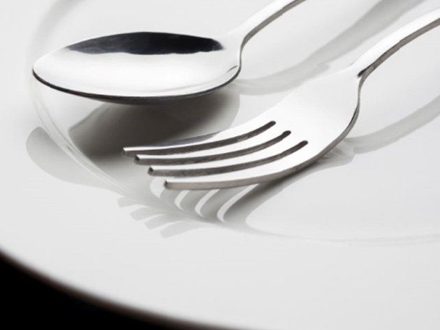 Fork, Cutlery, White, Tableware, Spoon, Kitchen utensil, Dishware, Household silver, Plate, Still life photography, 