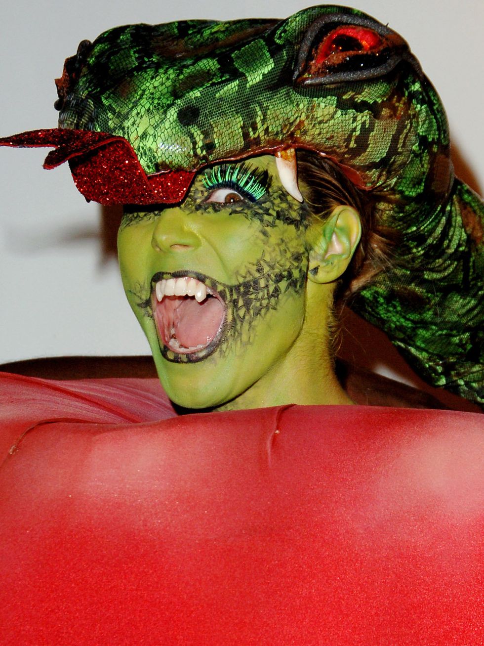 Green, Mouth, Fictional character, Costume, 
