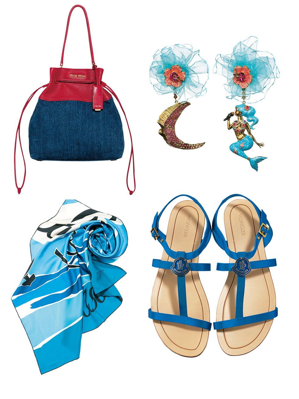 Blue, Style, Azure, Aqua, Electric blue, Teal, Coquelicot, Costume accessory, Shoulder bag, Undergarment, 
