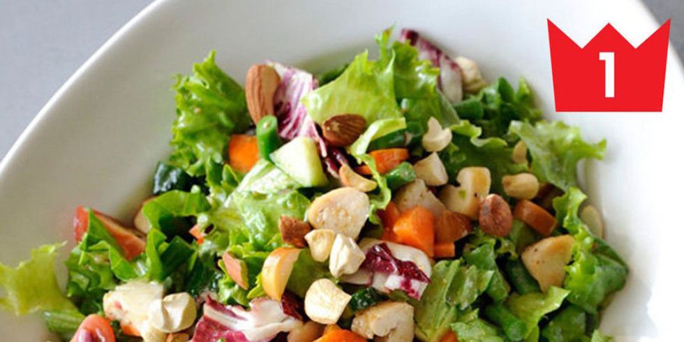 Food, Salad, Leaf vegetable, Vegetable, Garden salad, Produce, Cuisine, Ingredient, Vegan nutrition, Dish, 