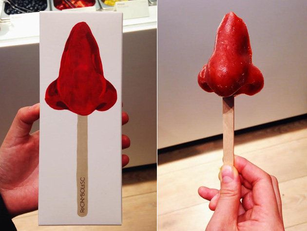 Finger, Red, Carmine, Ingredient, Nail, Thumb, Coquelicot, Frozen dessert, Natural material, Cone, 
