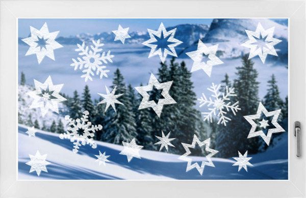White, Pattern, Majorelle blue, Snowflake, Star, Snow, Christmas, Christmas decoration, Conifer, 