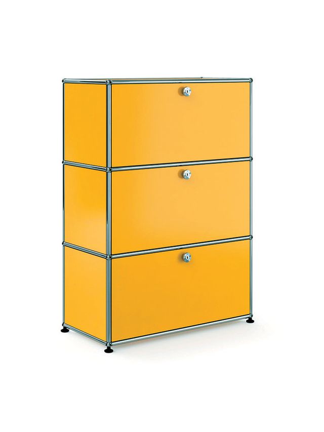 Product, Yellow, Cabinetry, Line, Amber, Orange, Parallel, Rectangle, Drawer, Cupboard, 