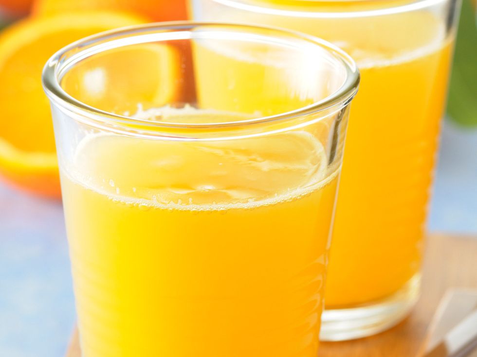 Juice, Orange juice, Orange drink, Drink, Orange soft drink, Fuzzy navel, Yellow, Non-alcoholic beverage, Harvey wallbanger, Food, 