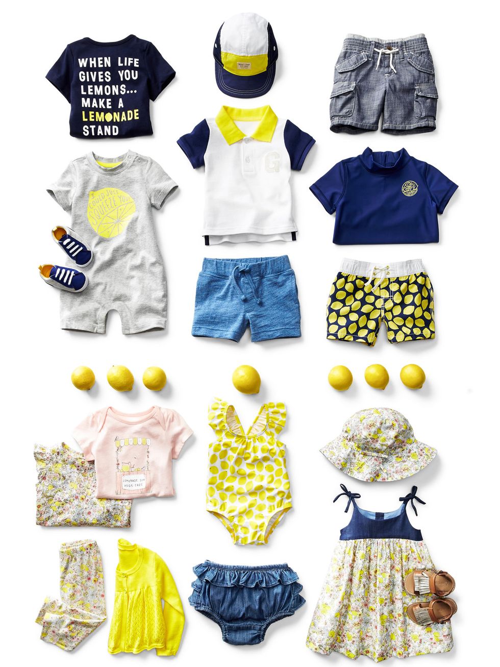Blue, Product, Yellow, Sleeve, Pattern, Textile, White, Style, Baby & toddler clothing, Uniform, 