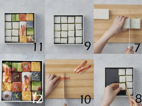 憧れの モザイク寿司 の詰め方をマスターしよう Elle Gourmet エル グルメ